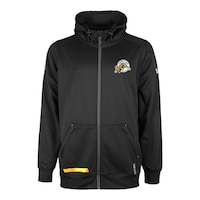 Hamilton Tiger Cats New Era Exceed Full Zip Hoodie Front_Flat