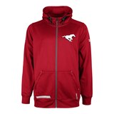 Calgary Stampeders New Era Exceed Full Zip Hoodie Front_Flat