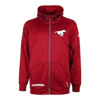 Calgary Stampeders New Era Exceed Full Zip Hoodie Front_Flat