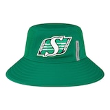 Saskatchewan Roughriders New Era Sideline Bucket Hat Front_Flat