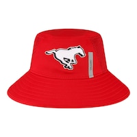 Calgary Stampeders New Era Sideline Bucket Hat Front_Flat