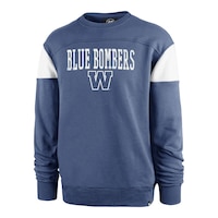Winnipeg Blue Bombers 47 Brand Groundbreak Onset Fleece Sweatshirt Front_Angled_Left