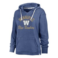 Winnipeg Blue Bombers 47 Brand Women's Wrapped Up Kennedy Hoodie Front_Three_Fourths_Angled_Left