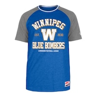 Winnipeg Blue Bombers New Era Throwback T Shirt Front_Flat