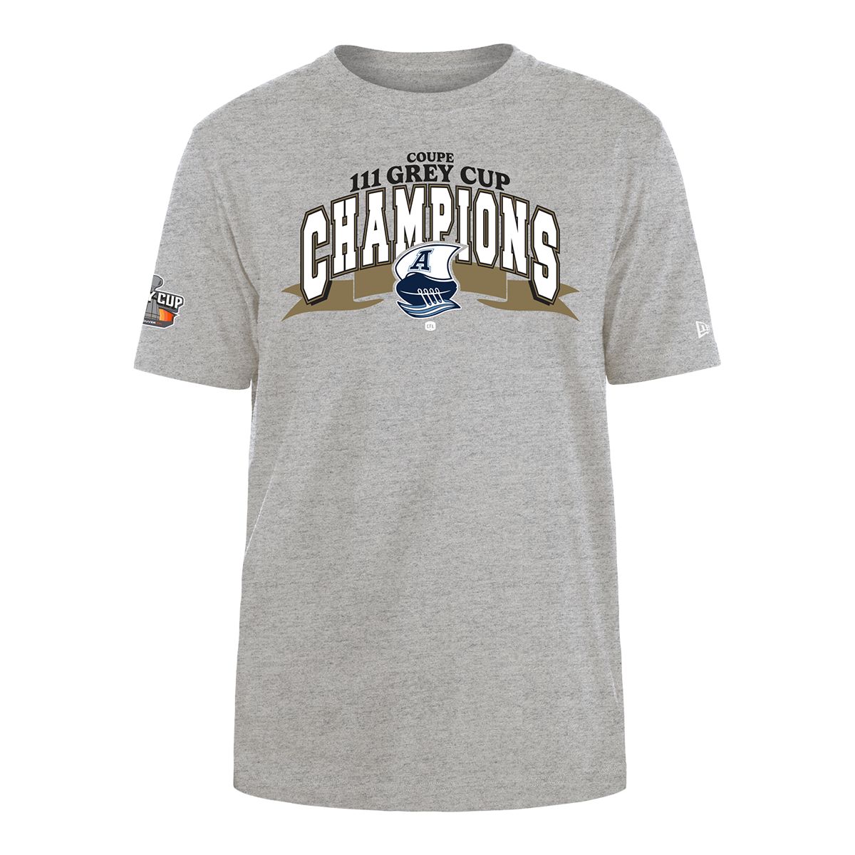 Toronto Argonauts New Era Grey Cup 111 Champions Locker Room T Shirt
