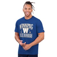 Winnipeg Blue Bombers Starter Men's T-Shirt Front_Angled_Left