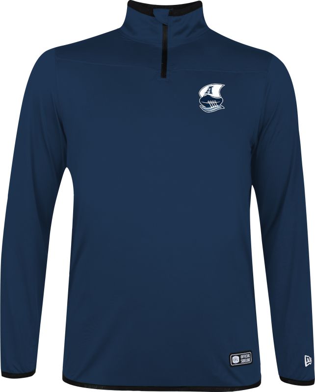 Toronto Argonauts New Era Men's Prime 1/4 Zip Long Sleeve Top