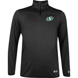Saskatchewan Roughriders New Era Men's Prime 1/4 Zip Long Sleeve Top Front_Flat