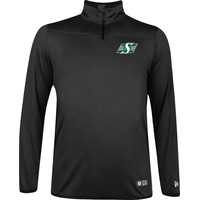 Saskatchewan Roughriders New Era Men's Prime 1/4 Zip Long Sleeve Top Front_Flat