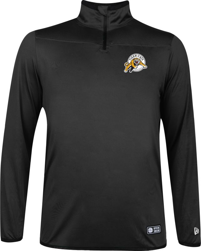 Hamilton Tiger-Cats New Era Men's Prime 1/4 Zip Long Sleeve Top