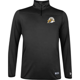 Hamilton Tiger-Cats New Era Men's Prime 1/4 Zip Long Sleeve Top Front_Flat