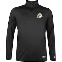 Hamilton Tiger-Cats New Era Men's Prime 1/4 Zip Long Sleeve Top Front_Flat