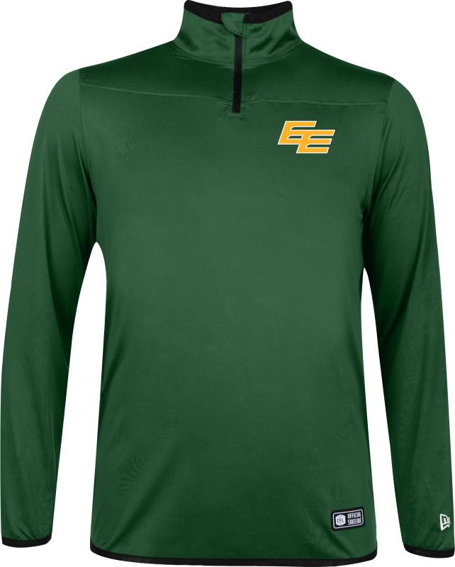 Edmonton Elks New Era Men's Prime 1/4 Zip Long Sleeve Top