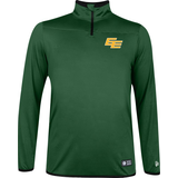 Edmonton Elks New Era Men's Prime 1/4 Zip Long Sleeve Top Front_Flat