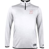 Ottawa Redblacks New Era Men's Prime 1/4 Zip Long Sleeve Top Front_Flat