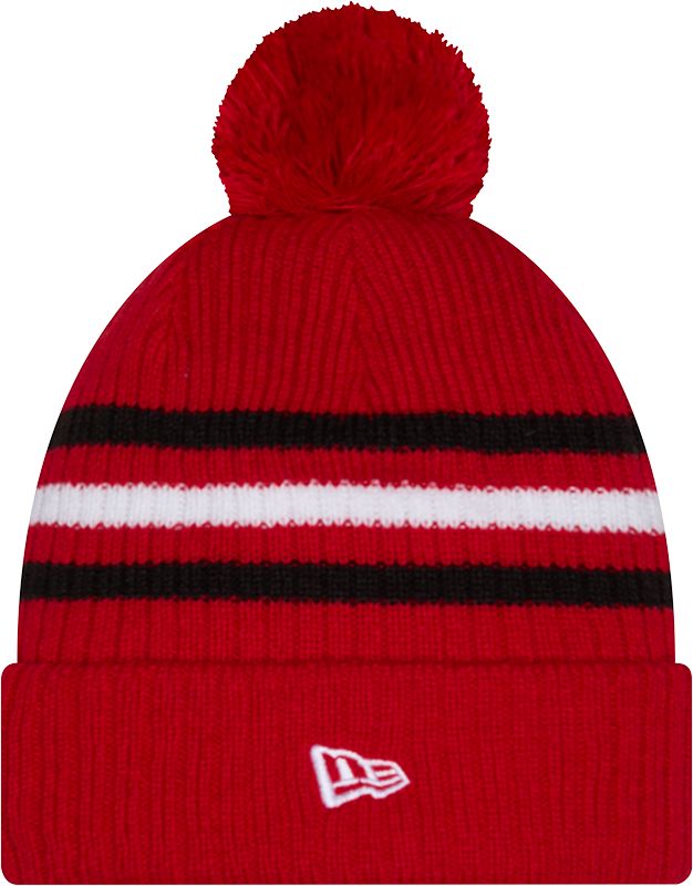 Calgary Stampeders New Era Unisex Sideline Cuffed Pom Knit Hat