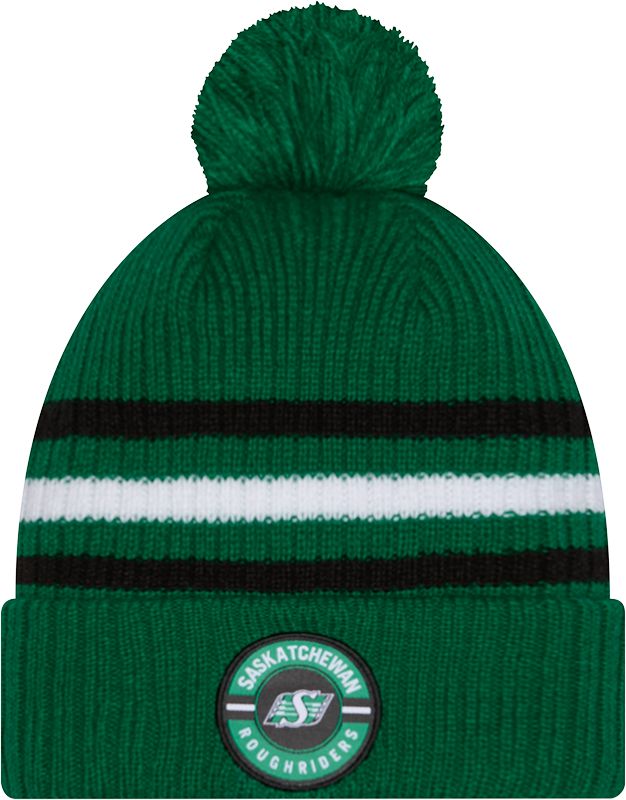 Saskatchewan Roughriders New Era Unisex Sideline Pom Knit Hat