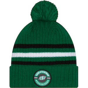 Saskatchewan Roughriders New Era UnisexSideline Pom Knit Hat
