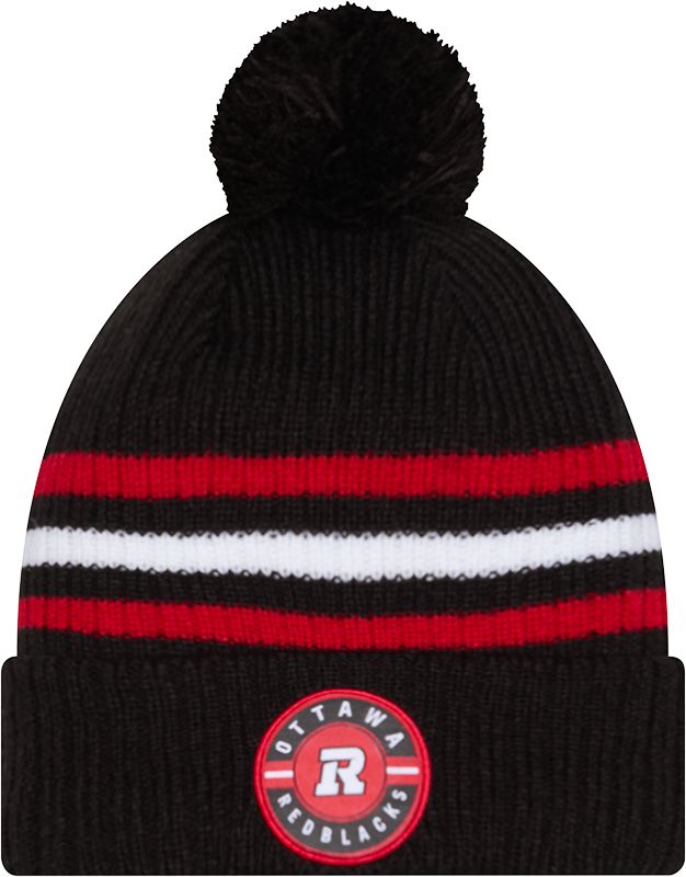 Ottawa Redblacks New Era Unisex Sideline Cuffed Pom Knit Hat