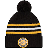 Hamilton Tiger Cats New Era Unisex Sideline Cuffed Pom Knit Hat Front_Flat