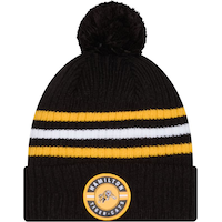 Hamilton Tiger Cats New Era Unisex Sideline Cuffed Pom Knit Hat
