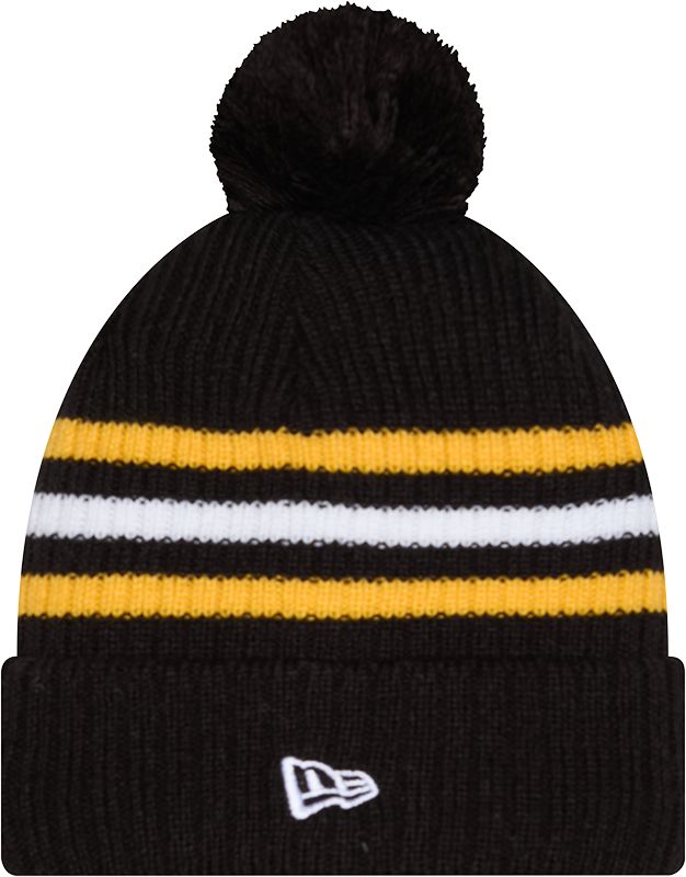 Hamilton Tiger Cats New Era Unisex Sideline Cuffed Pom Knit Hat