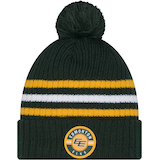 Edmonton Elks New Era Unisex Sideline Cuffed Pom Knit Hat Front_Flat
