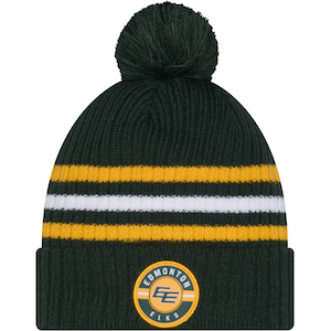 Edmonton Elks New Era Unisex Sideline CuffedPom Knit Hat