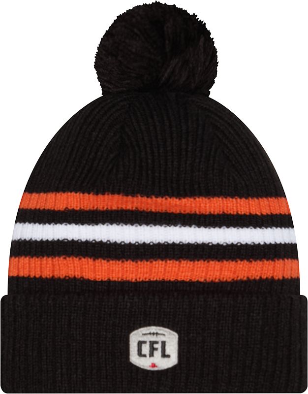 BC Lions New Era Unisex Sideline Cuffed Pom Knit Hat