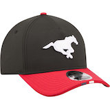 Calgary Stampeders Fanatics Unisex 9FORTY Sideline Cap Front_Angled_Right