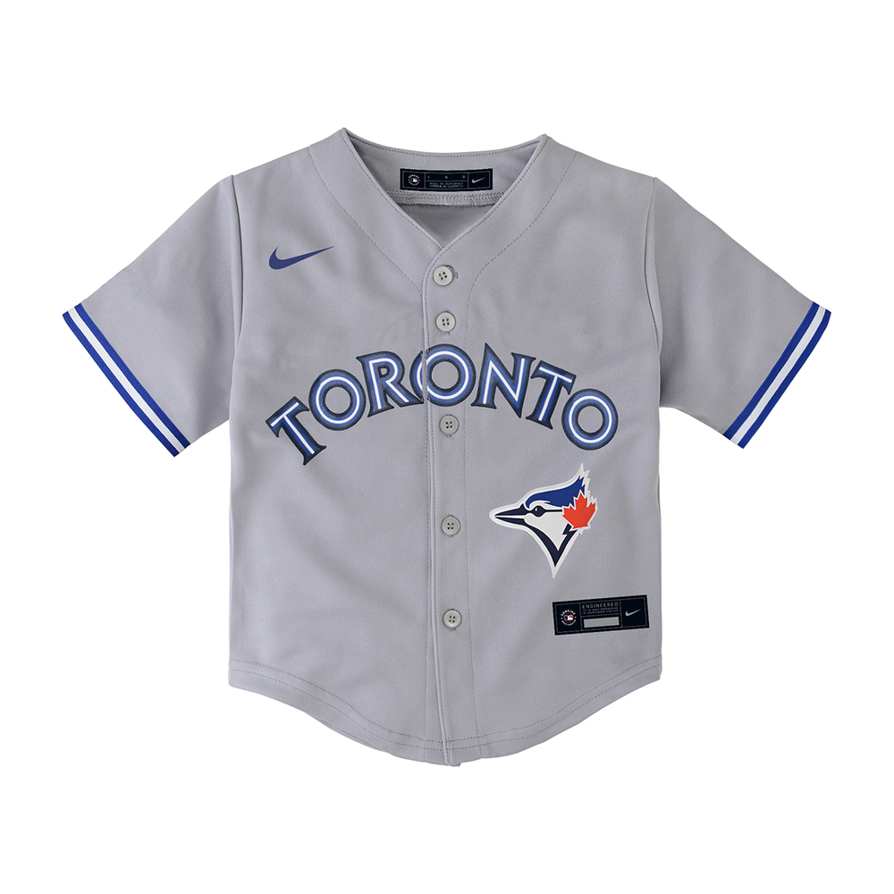 MLB Toronto Blue Jays Youth Kids' Button Front Baseball Jersey, Blue,  Assorted Sizes