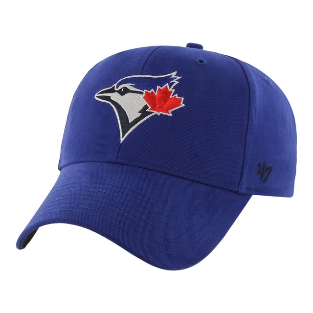 Toronto Blue Jays 47 Brand MLB Toddler's MVP Baseball Hat Front_Angled_Left