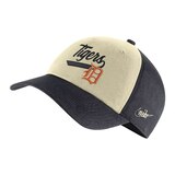 Detroit Tigers Nike Heritage86 Adjustable Coop Script Cap Front_Three_Fourths_Angled_Left