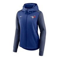 Toronto Blue Jays Nike Women's Fleece Full Zip Jacket Front_Angled_Left