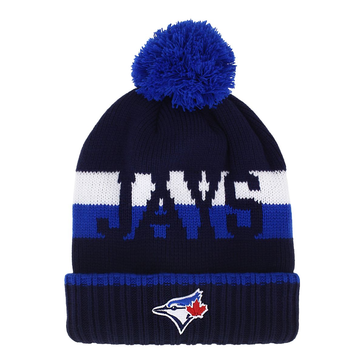 Toronto Blue Jays Gertex Heavy Cuffed Pom Knit Baseball Hat, MLB
