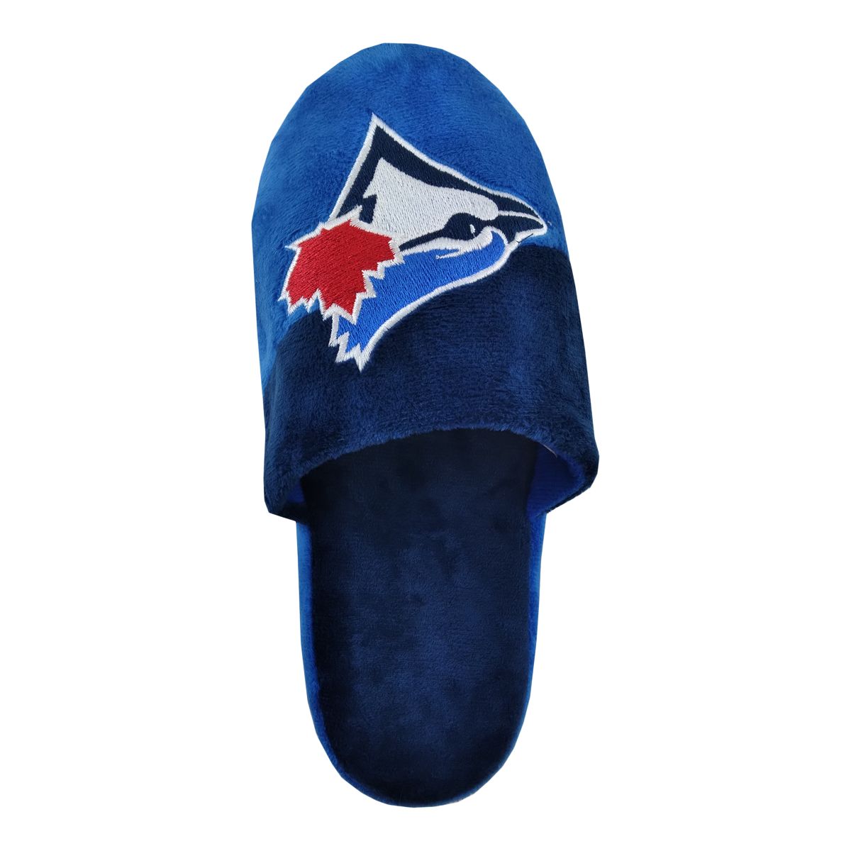 Youth Toronto Blue Jays Forever Collectibles Big Logo Slippers