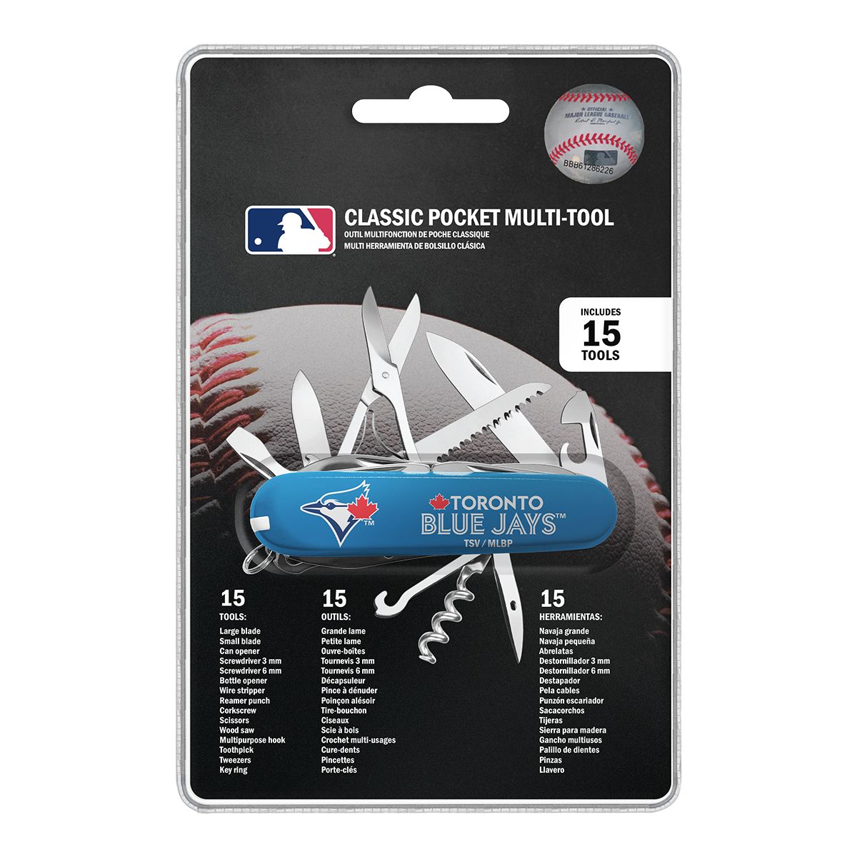 Toronto Blue Jays Classic Pocket Multi Tool Front_Flat