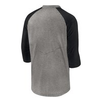 Toronto Blue Jays Nike 3/4 Sleeve Henley Top Back_Angled_Right