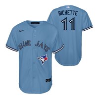 Nike Child Toronto Blue Jays Bo Bichette Replica Lightweight Breathable Baseball Jersey Composite_or_Mixed