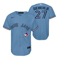 Nike Kids' Toronto Blue Jays Vladimir Guerrero Jr. Replica Lightweight Breathable Baseball Jersey Composite_or_Mixed