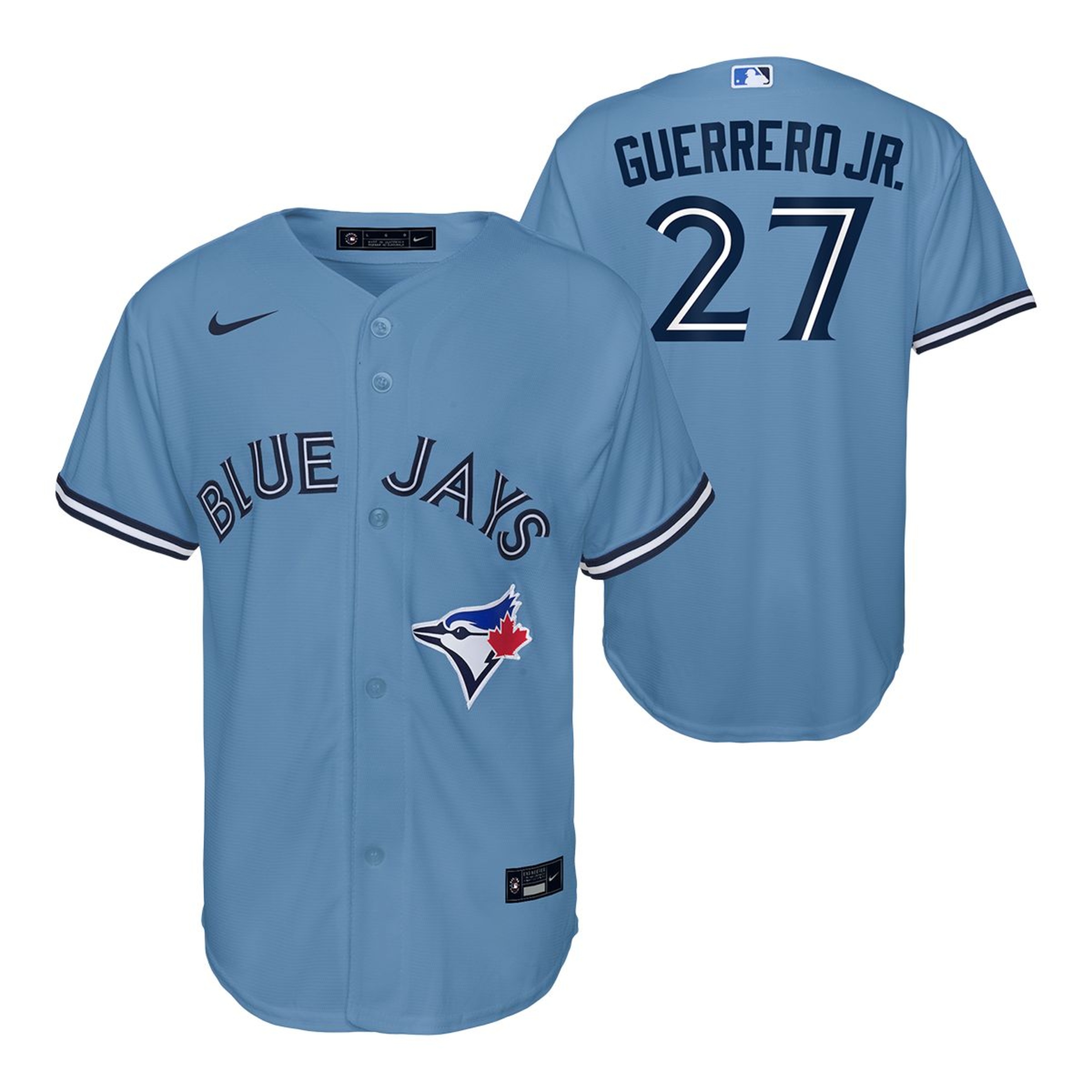 Nike Kids' Toronto Blue Jays Vladimir Guerrero Jr. Replica Lightweight ...