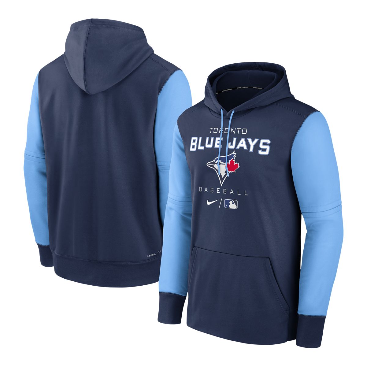 Toronto Blue Jays Therma Authentic Collection Hoodie