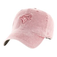 Toronto Blue Jays 47 Brand Women's Mist Clean Up Baseball Hat, MLB Front_Three_Fourths_Angled_Left