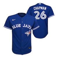 Nike Youth Toronto Blue Jays Matt Chapman Replica Lightweight Breathable Baseball Jersey Composite_or_Mixed