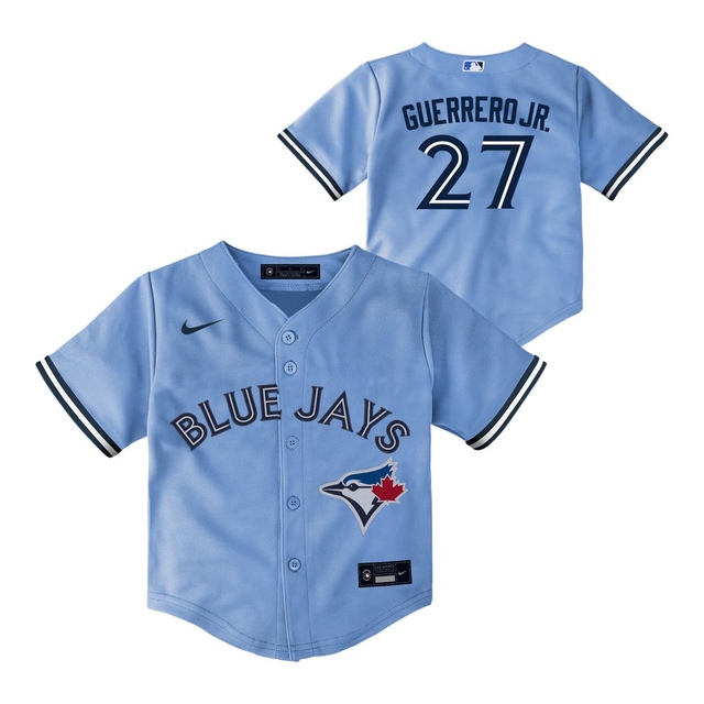 Outerstuff Toddler Toronto Blue Jays Vladimir Guerrero Jr. Breathable Baseball Jersey