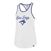 Toronto Blue Jays '47 Brand Women's Clutch Team Up Tank Top Front_Angled_Left