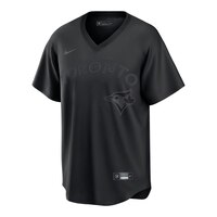 Toronto Blue Jays Nike Vladimir Guerrero Jr. Pitch Black Replica Jersey Front_Angled_Left