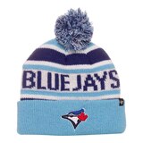 Youth Toronto Blue Jays 47 Brand Hangtime Cuffed Knit Hat Front_Flat