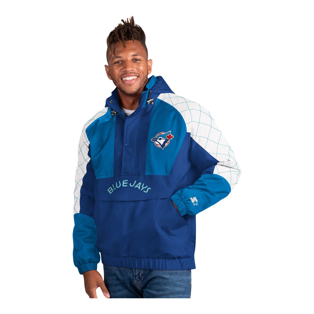 Toronto Blue Jays Starter Body Check Pullover Jacket | Sportchek