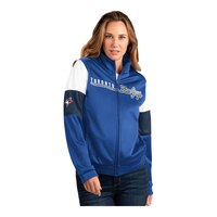 Toronto Blue Jays G-III Women's Change Up Track Jacket Front_Three_Fourths_Angled_Right
